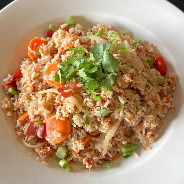 Bacon Fried Rice.