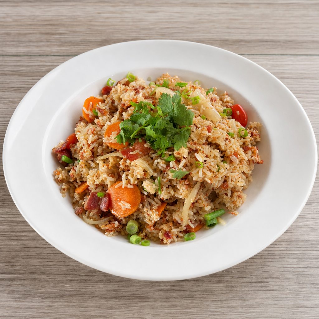 Bacon Fried Rice.